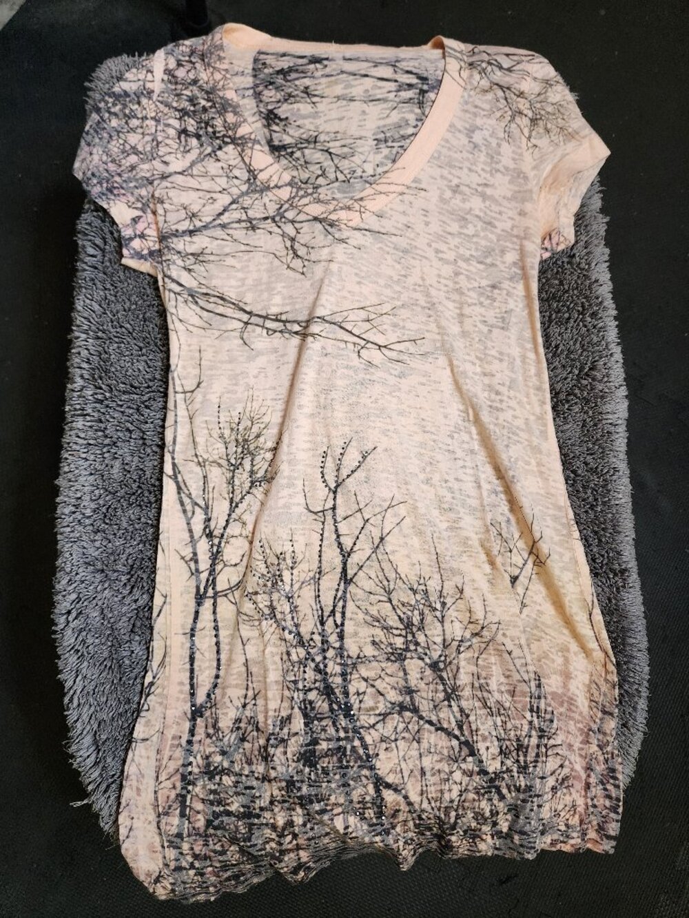 Imaginary Voyage Pale Peach Tree Tee